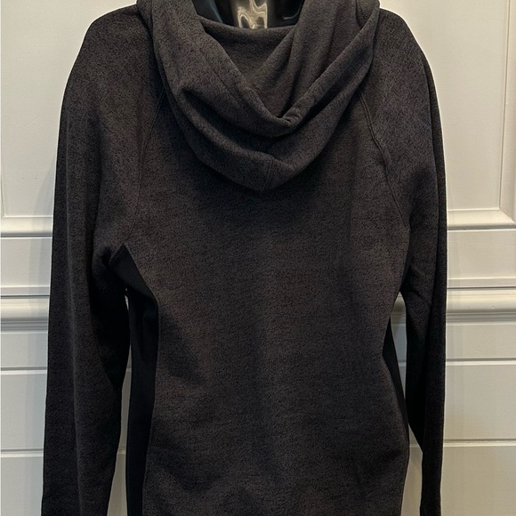 Vans Off The Wall Full Zip Hoodie Jacket Mens L Charcoal Gray w/Black Cotton NWT - Picture 4 of 12